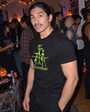 Alien Extravaganza shirt at a party