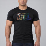 Model wearing the ATL Pride