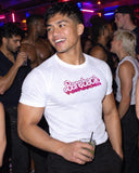 Bareback shirt at a party