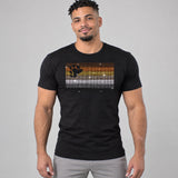 Model wearing the Bear Pride shirt