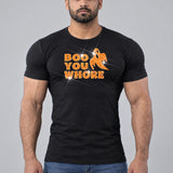 Model wearing the Boo, You Whore!