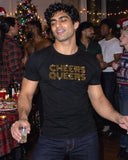 Cheers Queers shirt at a party