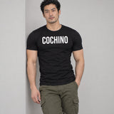 Model wearing the Cochino shirt