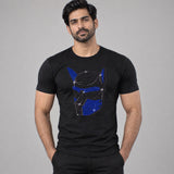 Model wearing the Disco Pup shirt