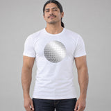 Model wearing the Disco Ball shirt