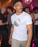 Disco Ball shirt at a party