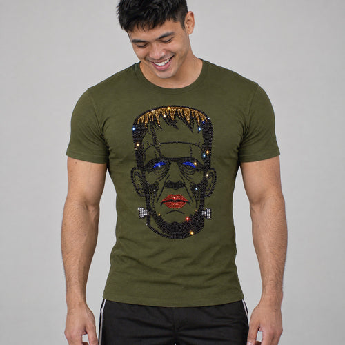 Model wearing the Dragenstein shirt