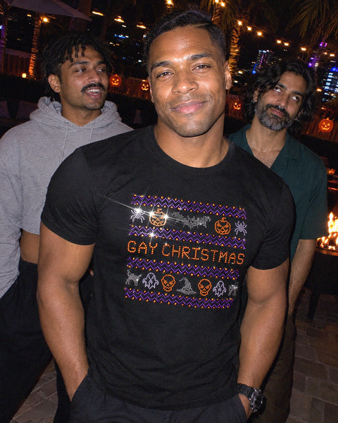 Gay Christmas at a party