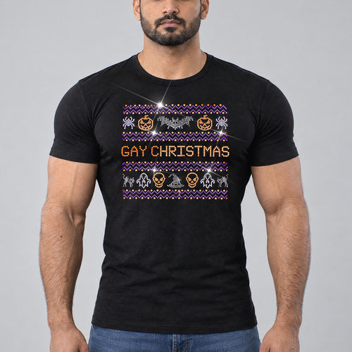 Model wearing the Gay Christmas
