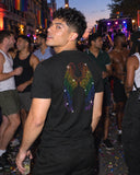 Gayngel shirt at a party