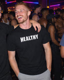 Healthy shirt at a party