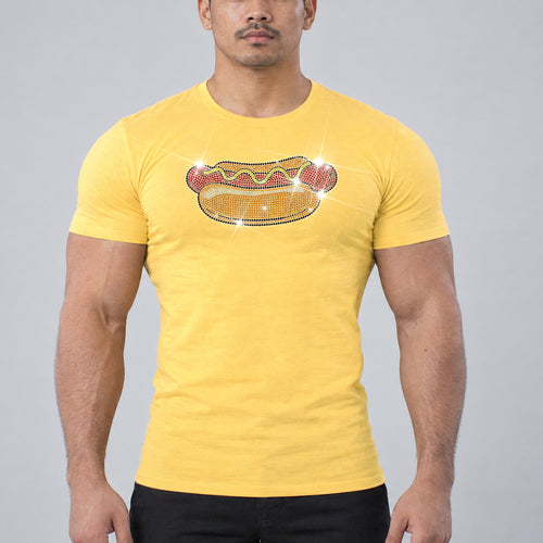 Model wearing the Hot Dog