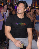 Las Vegas Pride shirt at a party