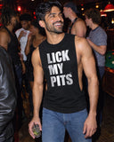Lick My Pits shirt at a party