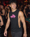 Lil' Piggies shirt at a party