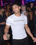 Madonna shirt at a party