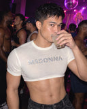 Madonna shirt at a party