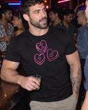 Naughty Hearts shirt at a party
