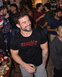 Naughty shirt at a party