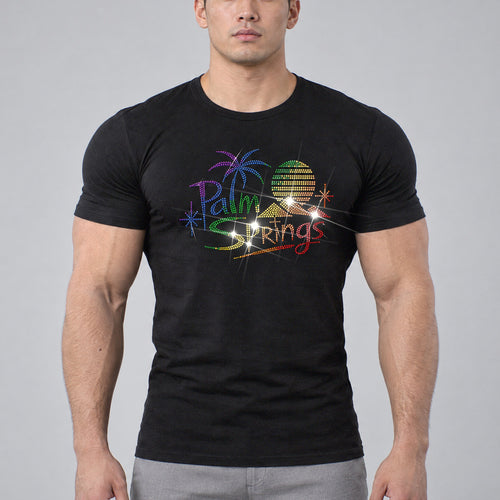 Model wearing the Palm Springs Pride