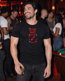 Poppers shirt at a party