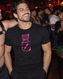 Poppers shirt at a party