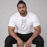 Model wearing the Poppers shirt