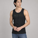 Model wearing the Raw shirt