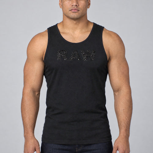 Model wearing the Raw