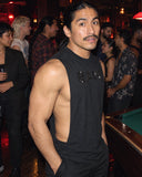Raw shirt at a party
