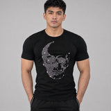 Model wearing the Skull shirt
