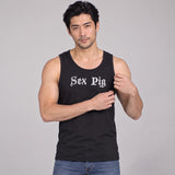 Model wearing the Sex Pig shirt