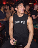 Sex Pig shirt at a party
