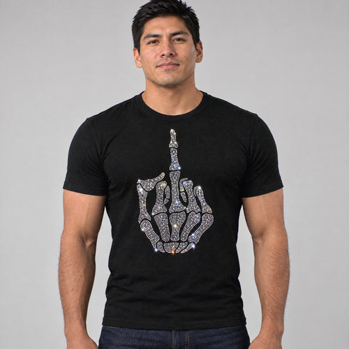 Model wearing the Sit On It shirt