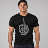 Model wearing the Sit On It shirt