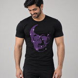 Model wearing the Skull shirt