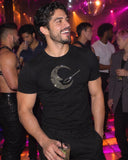 Studio 54 shirt at a party
