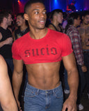 Sucio shirt at a party