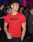 Sucio shirt at a party