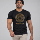 Model wearing the Versguy shirt