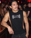 Woof shirt at a party