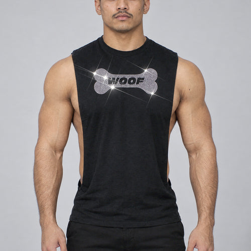 Model wearing the Woof
