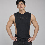 Model wearing the XXX shirt