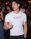 XXX shirt at a party