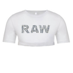 Raw (Special Rhinestone Edition Crop Top)
