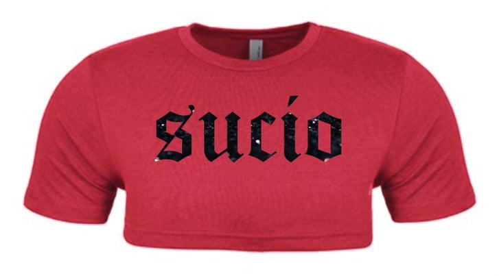 Sucio (Rhinestone Crop Top)